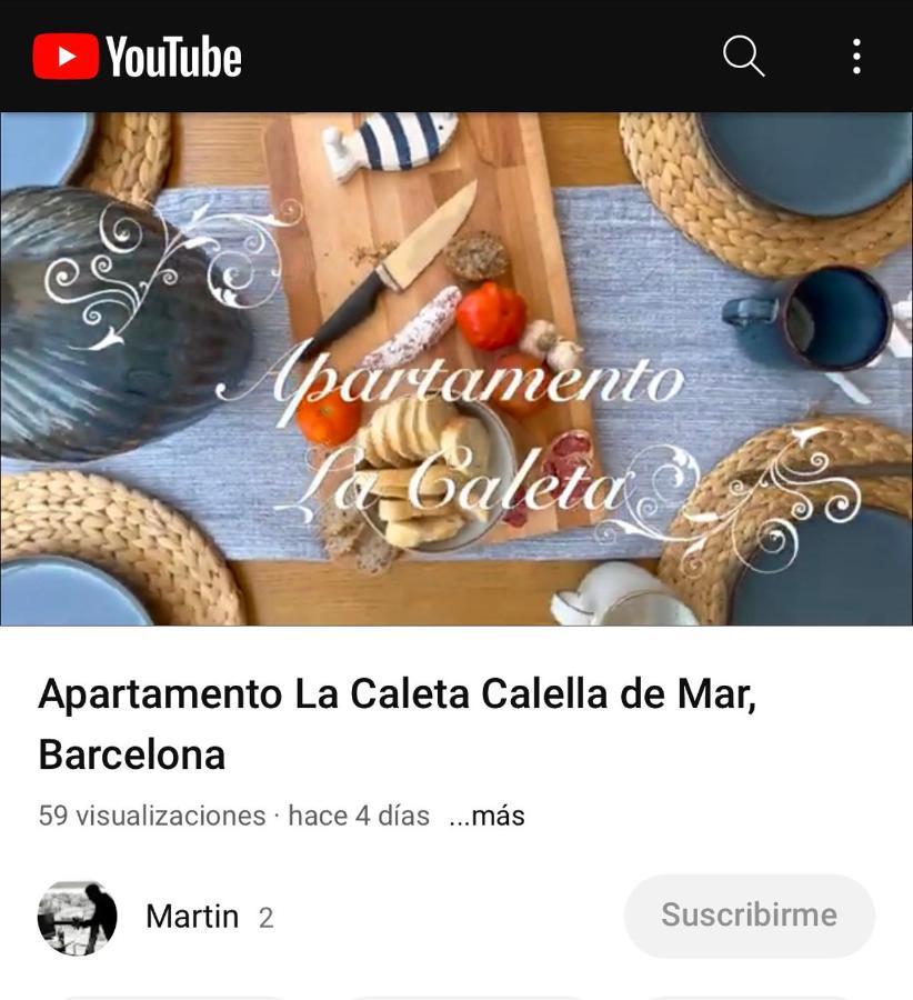 Apartamento “La Caleta” Calella Esterno foto